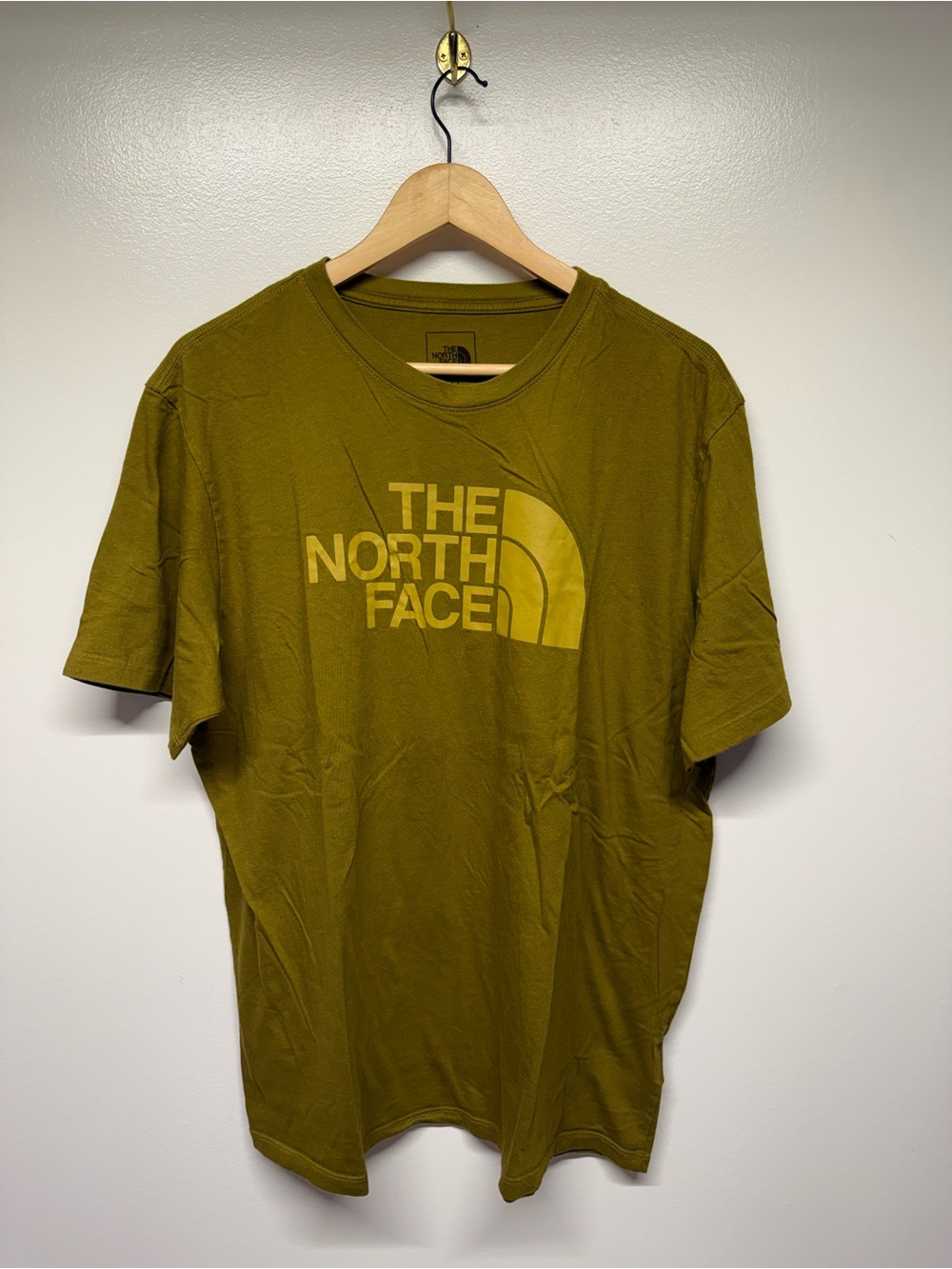 The North Face Men's Olive Logo Short Sleeve Tee